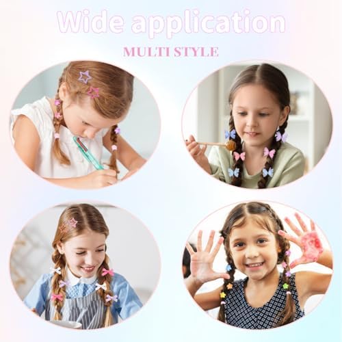 900 PCS Colorful Hair Ties for Girls Hair Accessories Set - Image 6