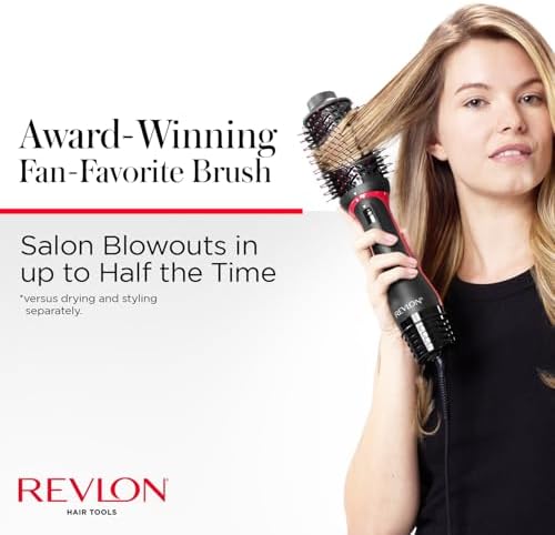REVLON One-Step Volumizer Plus Hair Dryer and Styler, 2.4 in Barrel, Black - Image 3