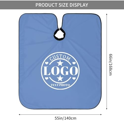 Custom Barber Cape Customized Haircut Capes Logo Text Photo Salon Hairdressing Apron for Home and Barbershop - Image 5