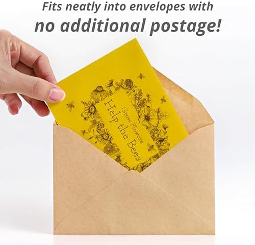 Bentley Wildflower Pollinator Mix, 25 Non-GMO Packets for Garden Planting, Non-Coated Flower Seeds to Grow Plants and Help Bees, Beautiful Gift - Image 3