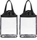 Clear Toiletry Bag, Travel Toiletry Bag for Women Clear Travel Bag 2PCS by onemoky