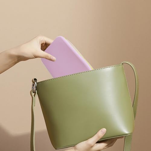 Silicone Large Makeup Bag, Travel Toiletry Bag For Women Big Makeup Bag Organizer Portable Cosmetic Bag Zipper Pouch Purse Waterproof Makeup Storage Bag (Medium Purple) - Image 2