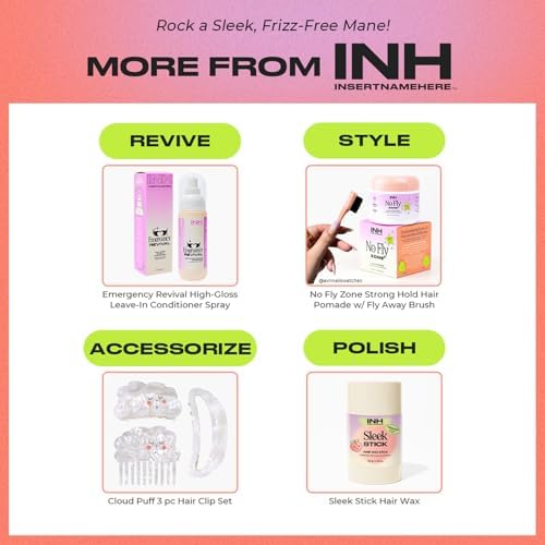 INH Mini Boar Bristle Hair Brush | Travel Size Detangling Paddle Brush - Image 6