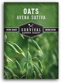 Oat Seeds for Planting - 1 Pack by SurvivalGardenSeeds