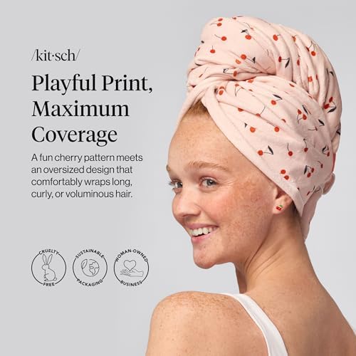 Kitsch XL Microfiber Hair Towel Wrap for Women - Image 2