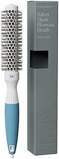 Small Round Brush for Precise Styling and Manageable Blowouts (0.75 inch) - Salon-Quality Tool for Wet or Dry Hair (Not Electrical) by Osensia
