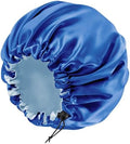 Edoneery Satin Bonnet for Sleeping Women, Double Layer Adjustable Sleep Cap by Edoneery