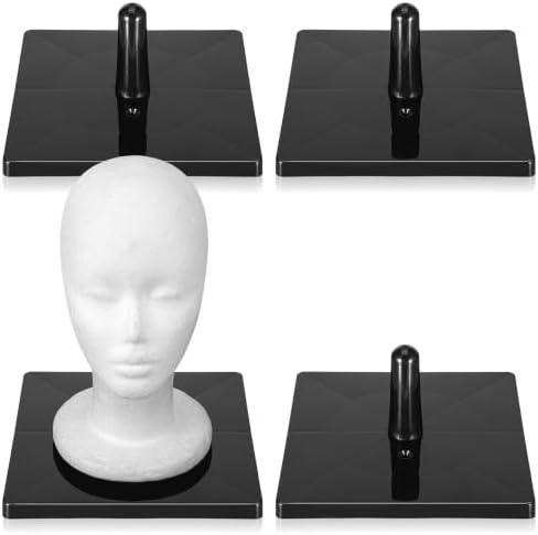 4Pcs Foam Mannequin Wig Head Stands by Unknown