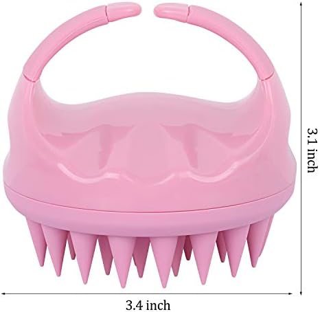 3 Pcs Silicone Scalp Massager & Shampoo Brush, Handheld Scalp Scrubber Cleansing Brush for Shower - Image 3