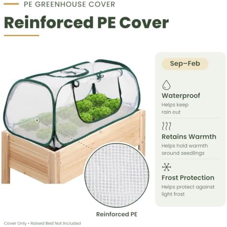 Garden Bed Cover, Greenhouse, Plastic Hot House - Image 3