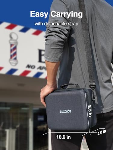 Luxtude Hair Clipper Case Travel, Hard Barber Bags for Clippers and Supplies - Image 6