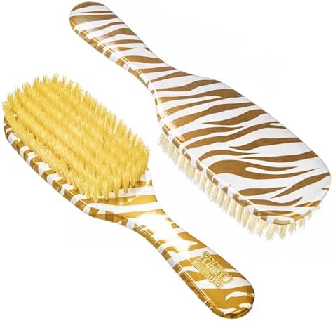 Torino Pro Wave Brush #253-7 Row Soft bristles Shower brush -100% Pure Boar Bristles - Great for laying down your 360 Waves - Image 2