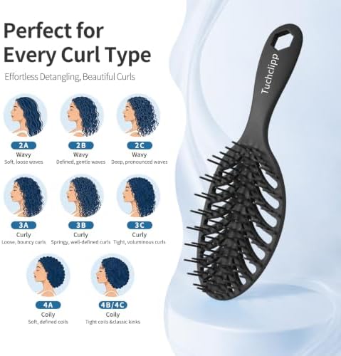 Vented Detangling Brushes for Wet & Dry,Curly Straight Thick Hair - Image 6