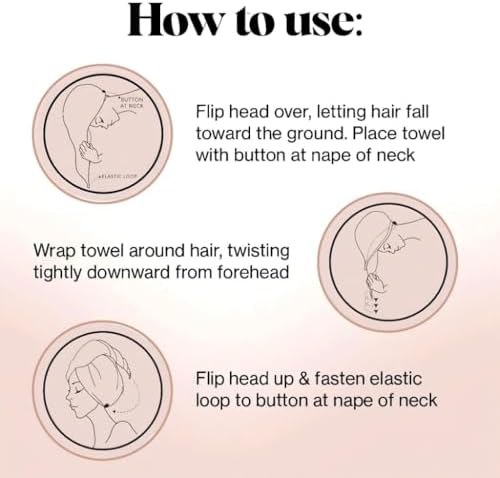 Luxury Microfiber Hair Towel Wrap for Women - Quick Dry, Super Absorbent Hair Turban, Soft & Lightweight Anti-Frizz Towel for Long, Thick & Curly Hair (Sage Green, 48" × 24") - Image 6