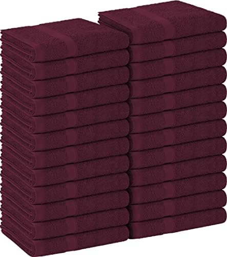 Utopia Towels Salon Towels, Pack of 24, 16x27 in, 100% Cotton, Burgundy by UTOPIATOWELS