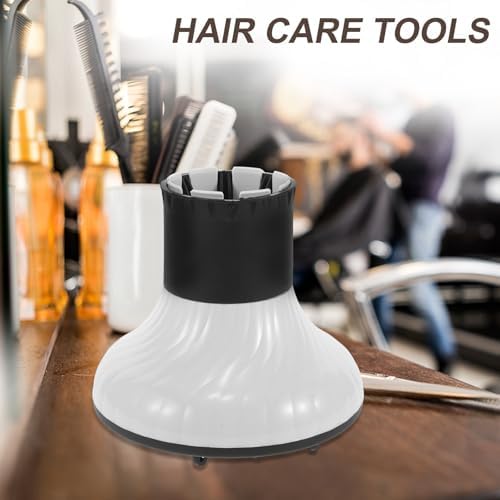 Universal Hair Dryer Diffuser Attachment PC White for Curly Wavy Hair - Image 7