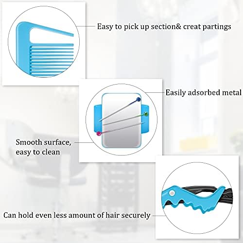 Geiserailie 10 Pcs Magnetic Gel Wrist Styling Tool Set,Blue Wrist Strap - Image 4