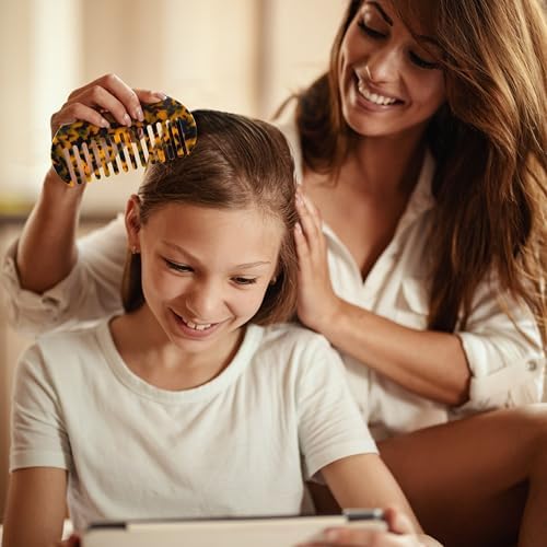Hair Detangling Comb, 2 Pack Large Cellulose Acetate - Image 7
