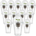 12 Pack 5in1 Seed Starter Cup Kit With Dome,Propagation Cups Self Watering by BLUASPAY