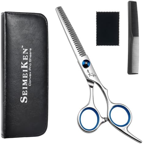 Hair Thinning Scissors, Professional 440C Thinning Shears by SEIMEIKEN