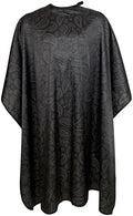 Pelocapa Barber Cape for Men, Haircut Cape with Snaps, Professional Salon Cutting Cape, Large Waterproof Hairdressing Cape Gown Apron for Hairstylist- 63”× 56”(Black Pattern) by Pelocapa