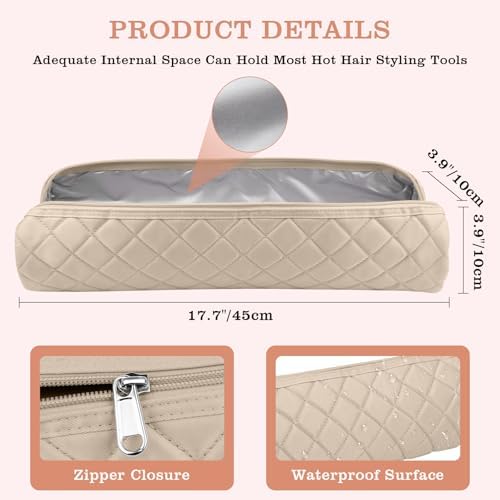 Suafrnut Large Heat Resistant Hot Hair Tools Organizer Bag(17.7" x 3.9") - Image 3