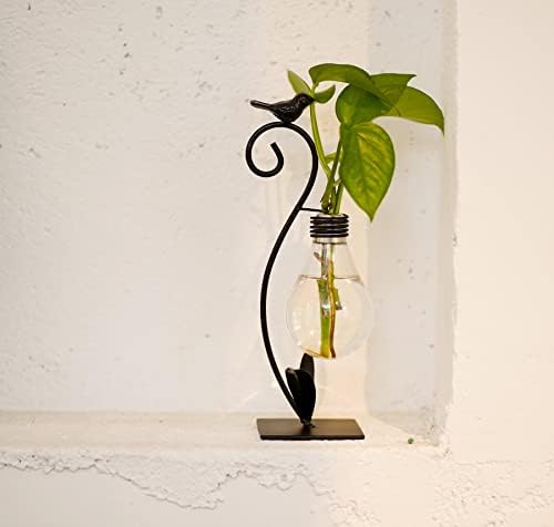 Tabletop Bird Planter Propagation Station, Narrow Mouth Bulb Plastic Vase - Image 6
