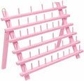 Mandala Crafts 60 Spool Pink Thread Rack Sewing Embroidery Thread Holders by MandalaCrafts