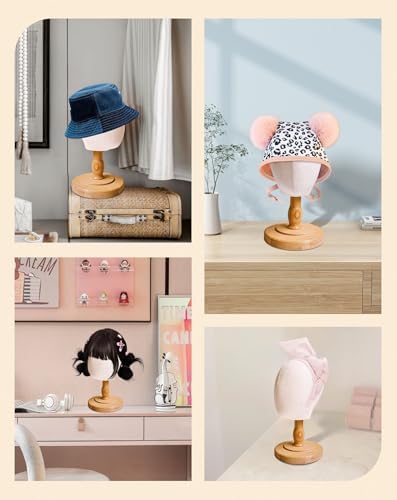 CHADWICK Kids Mannequin Head Stand, Non-Pinnable, 18.11-Inch Beige - Image 5