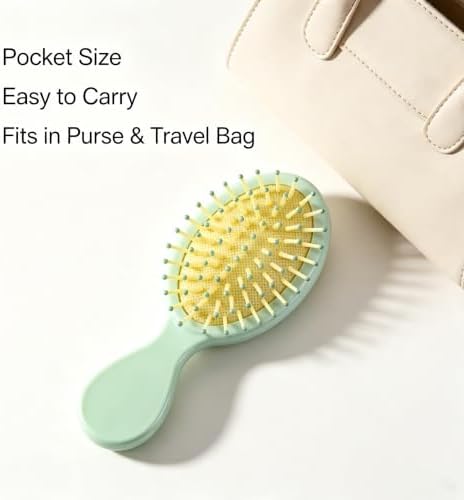 12 pcs Mini Hair Brush,Small Brush for Most Hair Types - Image 3