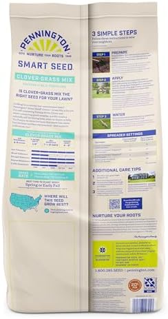 Pennington Clover Grass Seed Mix for Lawn, 7 Pounds (Pack of 4) - Image 2