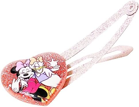 Disney Minnie Kids Hair Clips for Girls Snap Clips 8 Pack Multi Color Ages 3+ - Image 3