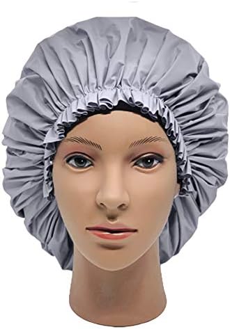 ELEBOX Premium Collection Super Jumbo Shower Cap Grey - Image 4