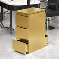 Stainless steel Beauty Salon Storage Cabinet, 3 Drawers Barber Salon Station for Hair Stylist, Barber Salon Station Styling Station Equipment, Barber Shop Beauty Spa Tattoo Tool Storage Cabinet by Unknown