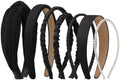 7pc Black Headbands for Women Girls Headbands Set, Non Slip by DOXISHRUKY