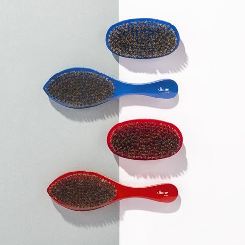 Diane Prestige Reinforced Boar Hard Bristle Curved Oval Wave Brush, D1747 - Image 5