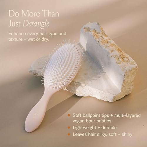 DAE Vegan Detangle + Style Brush Prevents Breakage & Massages Scalp - Image 2