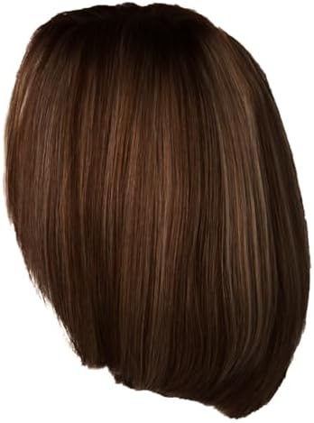 Raquel Welch Longing For London Luxurious Mid-Length Bob Cut Wig, Black Label Human Hair Collection by Hairuwear, Average Cap, RH6/30SS Shaded Chocolate Copper - Image 4