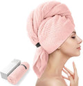 YFONG Large Microfiber Hair Towel Wrap for Women, 26" X 40" Super Absorbent by YFONG