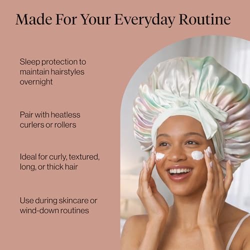 Kitsch XL Satin Bonnet for Sleeping - Aura - Image 6