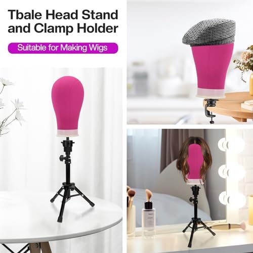 Neverland Beauty & Health Wig Stand with Head Wig Head Mannequin Head - Image 5