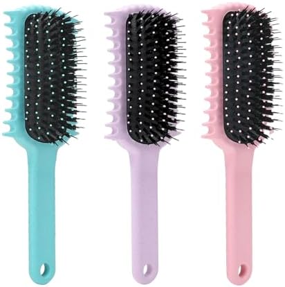 Curly Hair Brush, Volume Curl Defining Brush for Detangling Shaping and Styling Women's Curls, Reduce Pulling (Pink) - Image 5