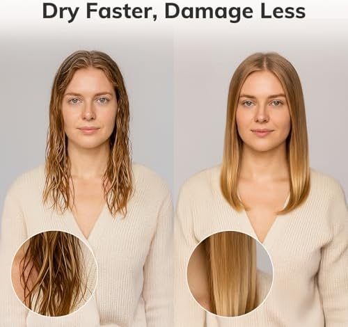 Sndyi Small Round Brush for Blow Out, Nano Thermal Ceramic Ionic Round Hair Brush with Boar Bristles, Boost Shine & Volume, For Short Hair with Quick Blow Drying & Salon Styling - 2.3'', Barrel 1.3'' - Image 6