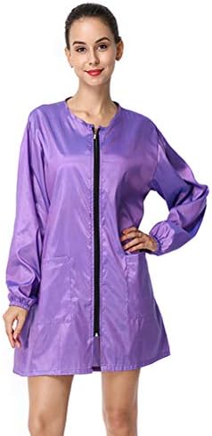 Polyester Professional Salon Smock Hair Stylist Jacket by Exttlliy