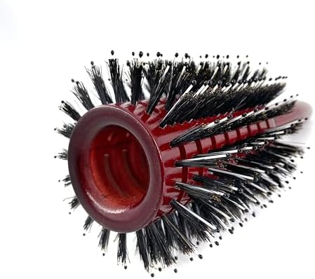 Phillips Brush Mini Monster Vent 3 Poly-Tipped Professional Hair Brush (3.5” Diameter Barrel) - Vented Blowout Hairbrush with Nylon Reinforced Boar Hair Bristles, Beech Wood Handle with Rubber Grip - Image 2
