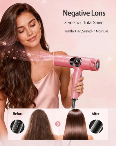 160,000 RPM Ionic Hair Dryer with Brushless Motor & LED Display - Image 2