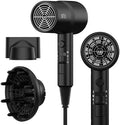 AINA Diffuser Hair Dryer Full-Featured Blow Dryer 110V/1600W(Vader Black) by Aina