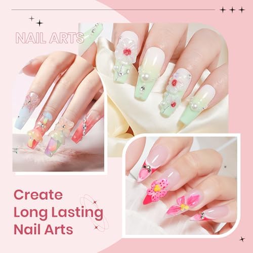 3D Nail Art Gel Clear and White Solid Builder Gel for Nails - Image 6