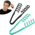 2PCS Texture Comb Wide Tooth Hair Styling Combs for Curly Hair Men Women by Alonekiss