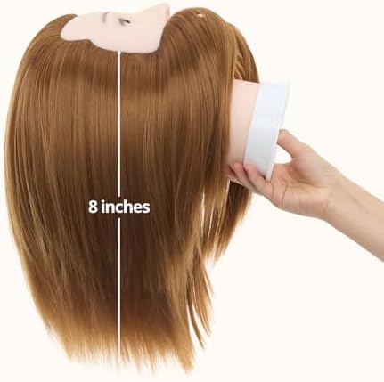 Male Mannequin Head with Hair 10" Barber Mannequin Head for Hair Styling - Image 5